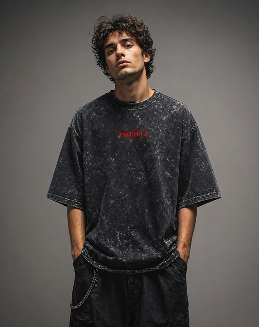 A Legend Begins // Acid Wash Oversized Tee